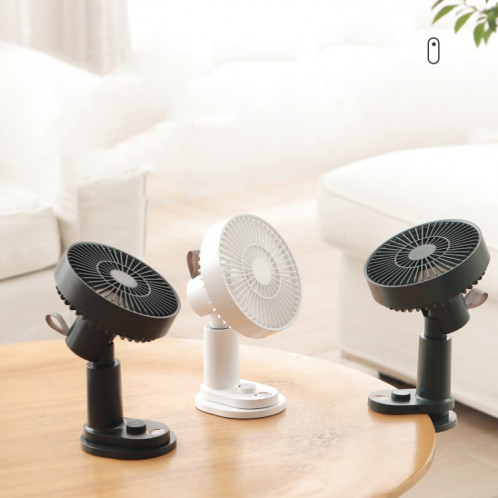 Télécommande intelligente Charge USB Secouant la tête Ventilateur de bureau Poussette Clip Fan (Vert) SH001C1379-06