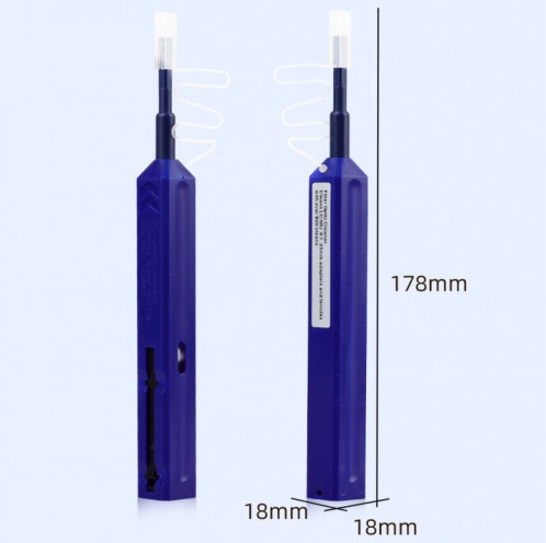 Outil de nettoyage de fibre de stylo de nettoyage de visage d'extrémité de fibre de type presse SH68681692-05