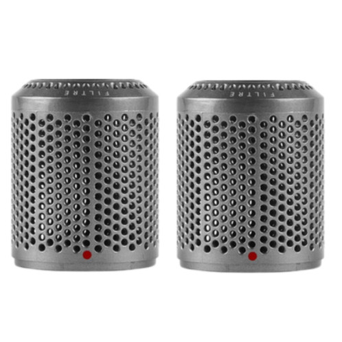 Lot de 2 filtres anti-poussière pour sèche-cheveux Dyson HD01/HD03/HD08 (gris brillant). SH801E1675-05
