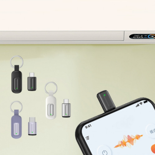 Télécommande universelle infrarouge pour téléphone portable Ocustar Capsule, couleur : Type-C (argent) SO9002832-06