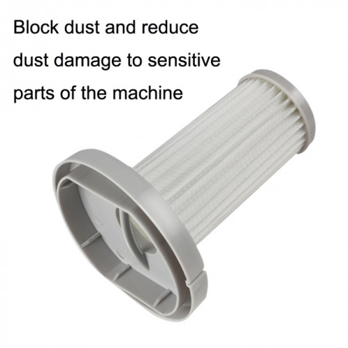 2 ensembles d'accessoires de filtre éponge pour aspirateurs Delmar DX700 SH7238386-06