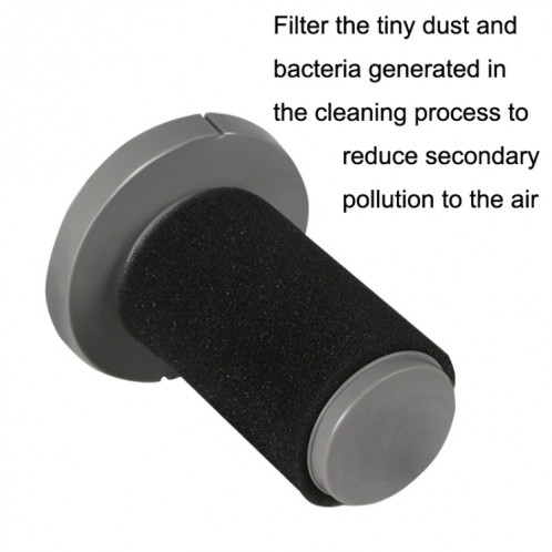 2 ensembles d'accessoires de filtre éponge pour aspirateurs Delmar DX700 SH7238386-06