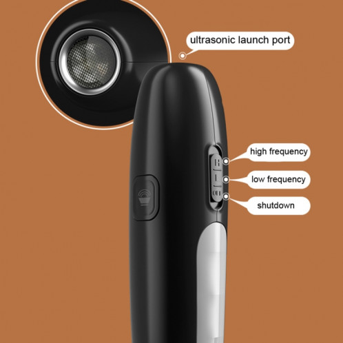 UB100 Ultrasonic Trainer Barking Device Handheld Portable Driving Artefact (Argent) SH201B227-06