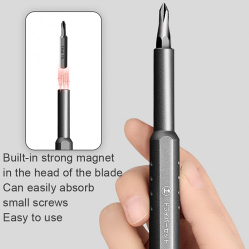 GREENER Screw Knife Set Disassembling Maintenance Tool, Series: 30 In 1 Aluminum Barrel SH23021288-06