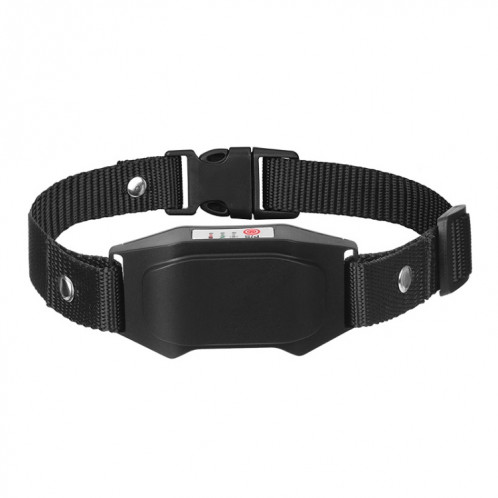 Collier de dressage pour chien avec dispositif anti-aboiement intelligent, style : vibration + choc électrique + son (noir) SH801A1045-06