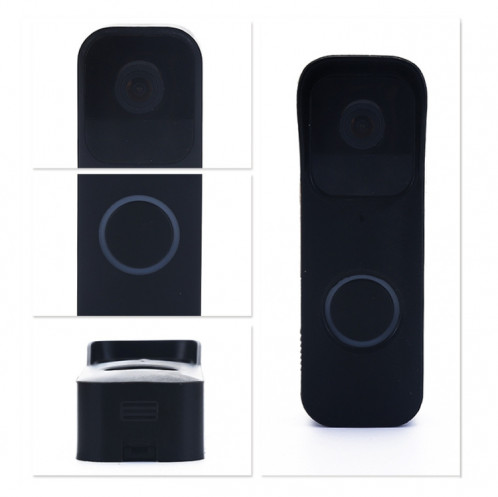 Housse en silicone pour sonnette sans fil Blink A363 (noir) SH701A1821-06