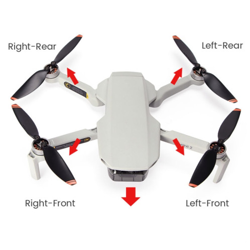 Coques de trépied avant et arrière pour DJI Mavic Mini 2 / SE (avant gauche) SH501B1818-05