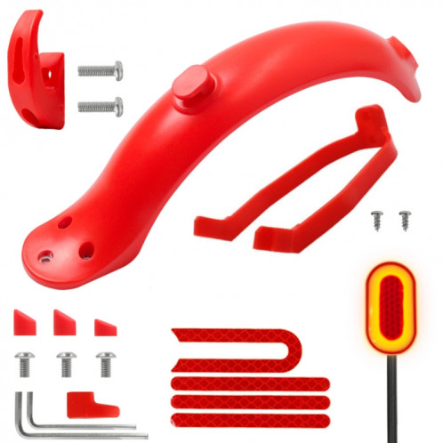 X0259 Couverture de support d'amortisseur de garde-boue arrière de scooter électrique pour Xiaomi Mijia M365 (rouge) SH101C438-06