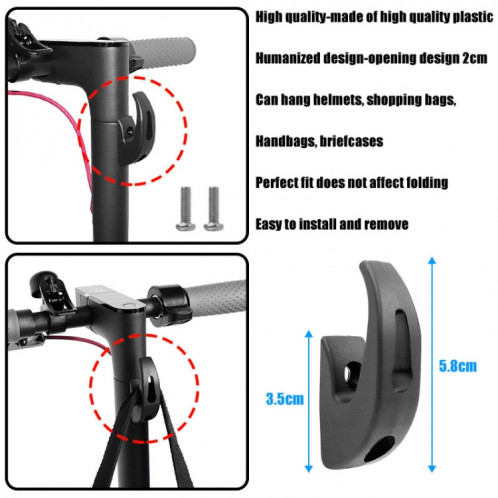 X0259 Couverture de support d'amortisseur de garde-boue arrière de scooter électrique pour Xiaomi Mijia M365 (rouge) SH101C438-06