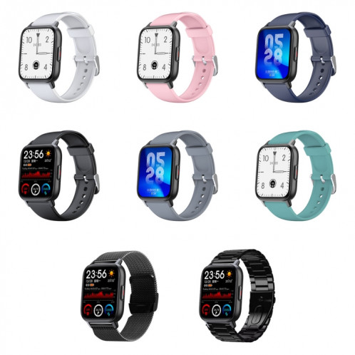 QS16Pro Montre intelligente étanche de surveillance de la santé de 1,69 pouces, prend en charge la détection de la température corporelle, couleur: rose SH28021720-07