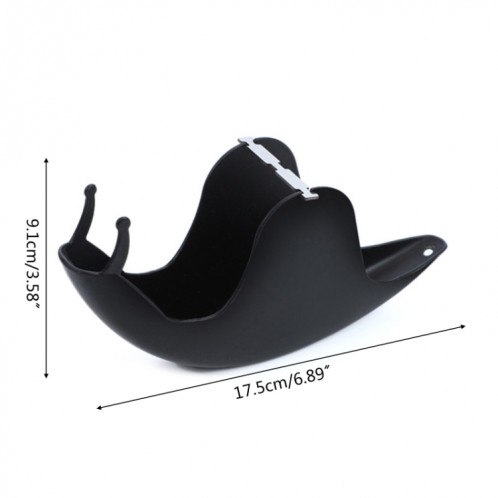 2 PCS Forme d'Escargot Moustique Bobine Plateau Ignifuge Moustique Bobine Rack (Noir) SH701A1787-06