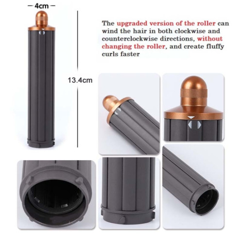 Fer à friser à baril long amélioré de 13,4 cm pour sèche-cheveux Dyson HD01/02/03/04/08 40 mm or SH5503173-05