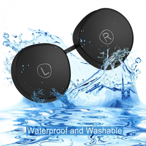 Masque pour les yeux en silicone VR + housse de protection pour objectif + chapeau de joystick, pour Oculus Quest 2 (noir) SH801A995-06
