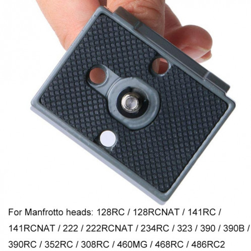 JMSUZ 200PL-14 pour tête de trépied d'appareil photo Manfrotto Base de plaque de dégagement rapide SJ8594660-06