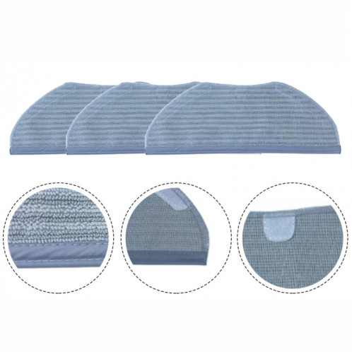 Pour les accessoires de pièces d'aspirateur Xiaomi Mijia STFCR01SZ, Spécification: 2pcs Rag SH60031080-04