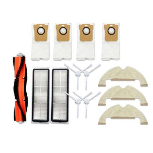 Pour les accessoires de pièces d'aspirateur Xiaomi Mijia STYTJ05ZHM, Spécifications : 2 brosses principales. SH6901458-04