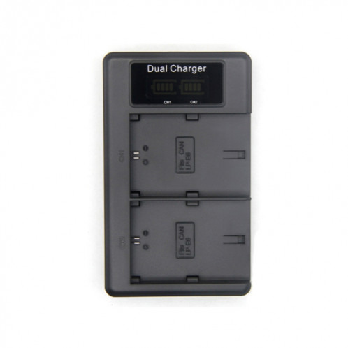 Chargeur de batterie double vertical pour appareil photo reflex LP-E6 SH701A449-05