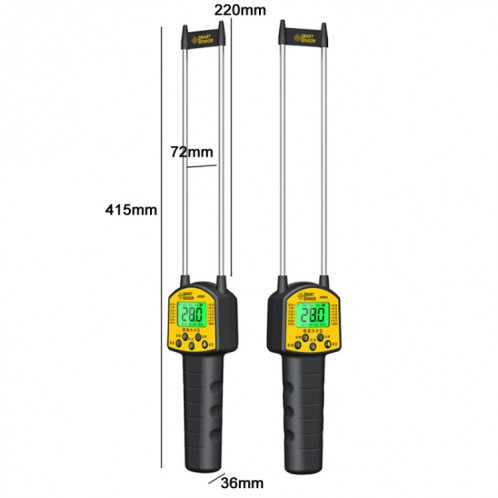 Smart Sensor AR991 Testeur de teneur en humidité du grain à invite vocale SH8873731-06