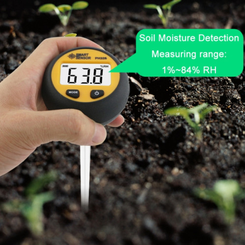 Smart Sensor PH328 Sol Acidité Compteur Engrais Nutriment Humidité Détecteur SH88751837-06