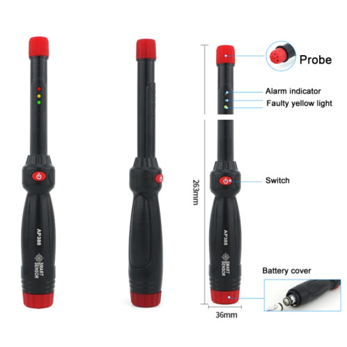 Smart Sensor AP388 Détecteur de fuite de gaz combustible Alarme de gaz naturel SS88961688-05