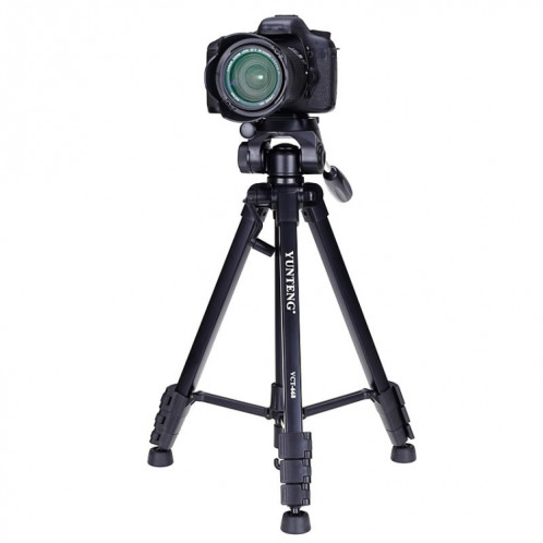 YUNTENG VCT-668RM Trépied pour appareil photo reflex portable Support de diffusion en direct pour téléphone portable (Noir) SY901A395-06