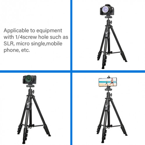YUNTENG 6109 Caméra Overhead Shot Trépied Support de diffusion en direct pour téléphone portable universel SY8959762-06