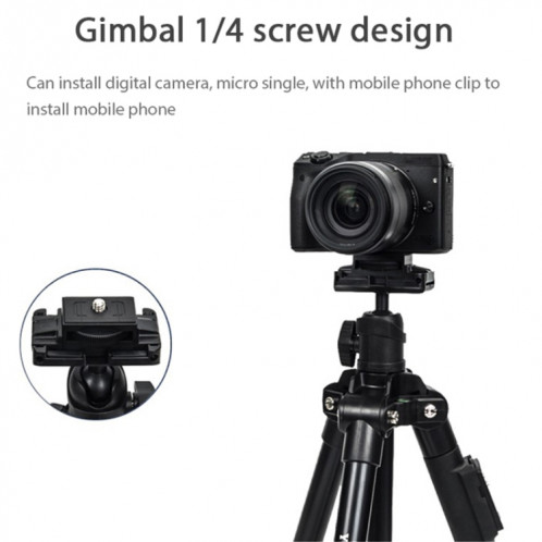 YUNTENG 6109 Caméra Overhead Shot Trépied Support de diffusion en direct pour téléphone portable universel SY8959762-06