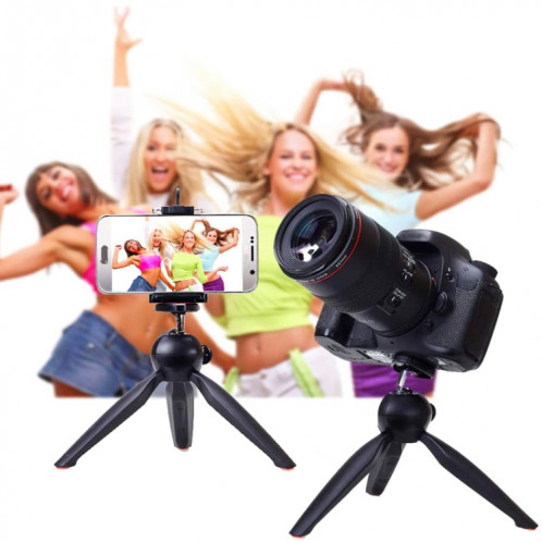 YUNTENG 228 Mini trépied caméra de bureau support en direct cadre de selfie de téléphone portable (noir) SY501A482-06