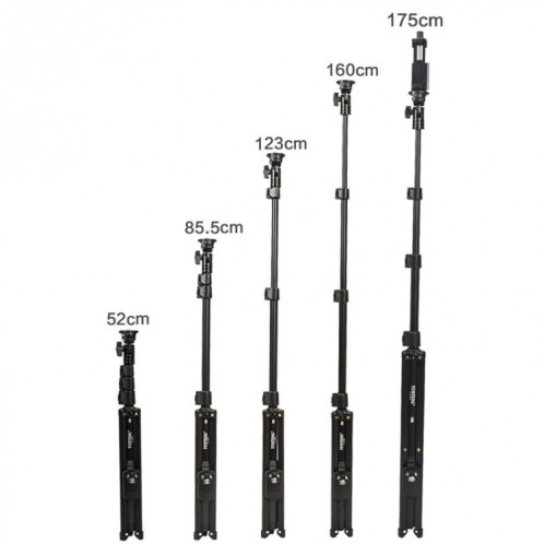 YUNTENG 1388L Trépied Selfie Stick Téléphone Avec Télécommande Bluetooth SY8971966-06
