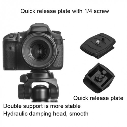 YUNTENG 696 SLR Trépied Support général pour téléphone portable (Noir) SY501A1373-06