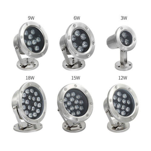 LED lumière sous-marine piscine étang à poissons fontaine étanche paysage lumière 3W (7 couleurs) SH301G1116-07