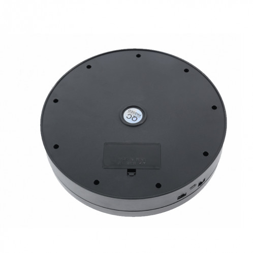 Plateau tournant électrique de 32 cm pour la photographie avec réglage de la direction de la vitesse, couleur : miroir noir SH0302799-06