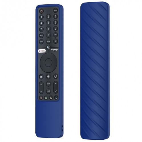 Convient pour Xiaomi P1 Remote Control Twill Housse en silicone anti-chute lavable (bleu) SH701C1209-06