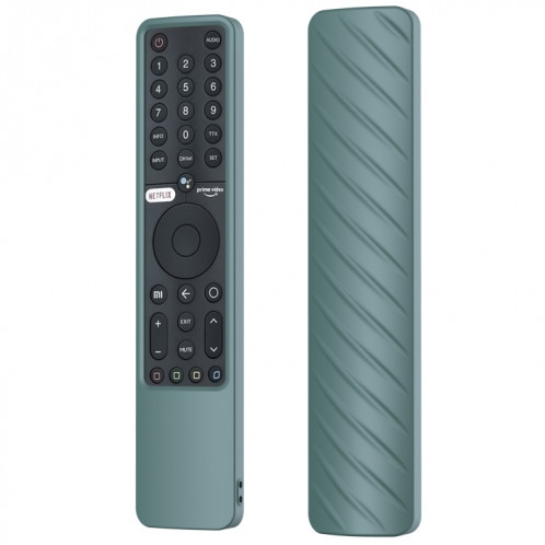 Convient pour la coque en silicone anti-chute lavable en sergé de télécommande Xiaomi P1 (vert pin) SH701D1911-06