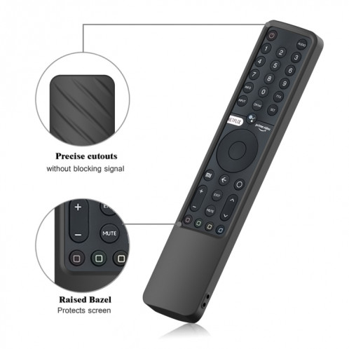 Convient pour Xiaomi P1 Remote Control Twill Housse en silicone anti-chute lavable (bleu) SH701C1209-06