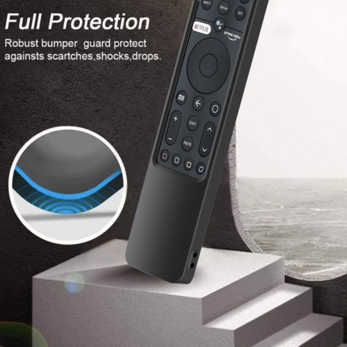 Convient pour Xiaomi P1 Remote Control Twill Housse en silicone anti-chute lavable (bleu) SH701C1209-06