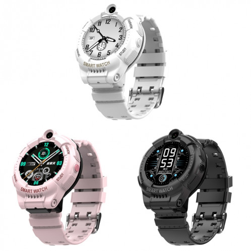 F01 Montre d'appel intelligente pour enfants à double caméra rotative 1,28 pouces 4G avec fonction SOS (rose) SH901B1772-08