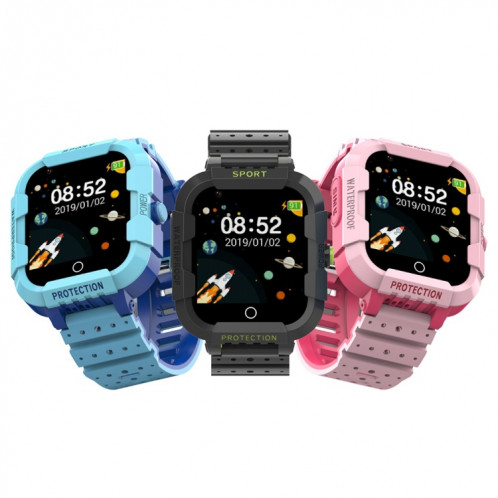 DF75 1,4 pouces 4G GPS Positionnement Enfants Montre d'appel intelligente étanche avec fonction SOS (Rose) SH601A1403-07