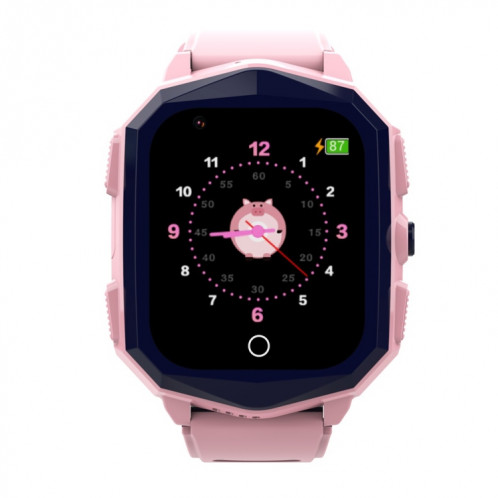 DF73 1,4 pouces 4G positionnement GPS enfants appelant montre avec fonction SOS (rose) SH801A763-07