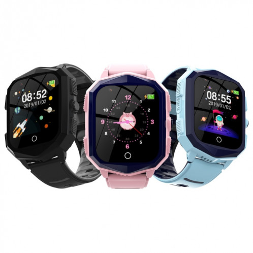 DF73 Montre d'appel pour enfants avec positionnement GPS 1,4 pouces 4G avec fonction SOS (noir) SH801C1467-07
