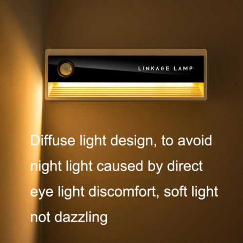 1PC TW-L56 Liaison Corps Humain Induction Veilleuse USB Lampe De Couloir Magnétique SH9901775-06