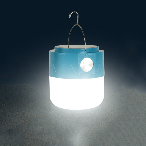 105 ampoule LED rechargeable solaire lumière de camping lumière de secours avec fonction lampe de poche (blanc) SH701A1791-06