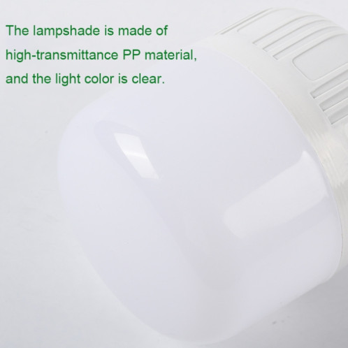 AB26 USB chargeant l'ampoule LED le marché de nuit allume la lampe suspendue de camping en plein air, puissance: 80W (blanc) SH5403950-07