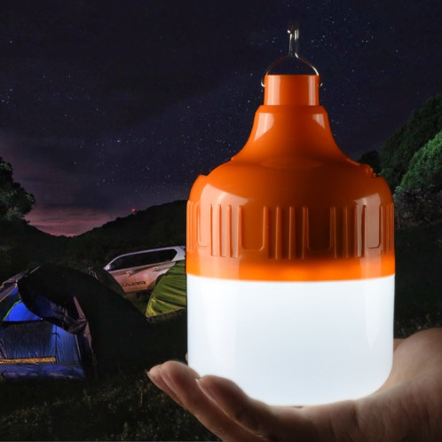 AB26 USB chargeant l'ampoule de marché de nuit d'ampoule LED allume la lampe suspendue extérieure de camping, puissance: 300W (blanc) SH54061410-07