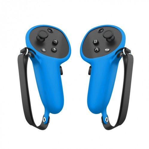 Pour Meta Quest Pro 1 paire poignée couvercle de boitier en silicone accessoires VR (bleu) SH701D1737-06
