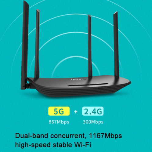 Routeur sans fil Gigabit double bande TP-LINK TL-WDR5620 AC1200 5G/2.4G, prise CN avec câble réseau de 1 m ST68011829-05