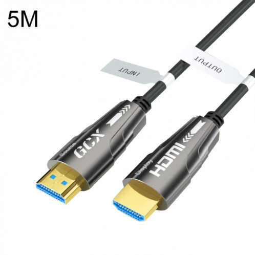 Câble optique actif HDMI 2.0 mâle vers HDMI 2.0 mâle 4K HD, longueur du câble : 5 m. SH88031714-07