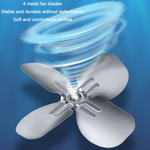 Clip de fixation puissant pour voiture refroidissant le ventilateur électrique à haute puissance éolienne, spécification : 10 pouces en métal 12 V SH4401719-06