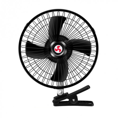 Clip de fixation puissant pour voiture refroidissant le ventilateur électrique à haute puissance éolienne, spécification : 25,4 cm noir 12 V. SH44071597-06