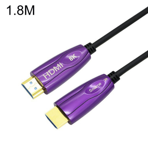 Ligne de conversion d'écran d'ordinateur de câble optique actif HDMI 2.1 8K 60HZ HD, longueur de câble: 1,8 m SH5001392-06